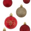 ADDOBBI-NATALIZI-Kit-di-44-pezzi-per-albero-di-Natale-Ghirlande-palline-e-puntale-Tema-cromatico-ROSSO-e-ORO-0-1