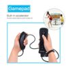 Nuovo-Nero-2-IN-1-MOTION-PLUS-INTEGRATO-Telecomando-e-Nunchuck-per-Nintendo-Wii-Black-Remote-Controller-and-Nunchuck-for-Nintendo-Wii-in-Tutte-le-Regioni-con-Custodia-in-Silicone-0-1