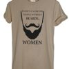 T-SHIRT-PERSONE-SENZA-BARBA-DONNE-DIVERTENTE-by-MUSH-Dress-Your-Style-Uomo-XXL-SABBIA-0