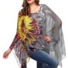DJT-Maglia-Manica-34-Bohemian-Chiffon-Blouse-T-Shirt-0-0