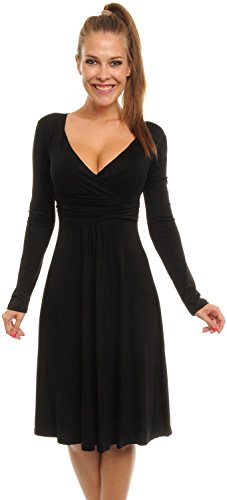 Glamour-Empire-Donna-abito-a-pieghe-gonna-svasata-vestito-manica-lunga-890-0 Glamour-Empire-Donna-abito-a-pieghe-gonna-svasata-vestito-manica-lunga-890-0