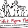 Ufficiale-My-Stick-Figure-Family-vinile-adesivi-auto-Piccola-Ragazza-lecca-lecca-un-palloncino-SG5-0-0