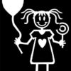 Ufficiale-My-Stick-Figure-Family-vinile-adesivi-auto-Piccola-Ragazza-lecca-lecca-un-palloncino-SG5-0