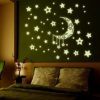 LifeUp-Adesivi-Murali-Luminescenti-Fluorescenti-Camera-da-Letto-Soggiorno-Stelle-Cielo-Luna-Decorazioni-da-Pareti-Regalo-Originale-Fai-da-Te-0-0