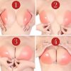 BOOLAVARD-Donna-Riutilizzabile-Adesivo-Silicone-Reggiseno-Magic-Push-Up-Senza-Spalline-Nubra-0-1