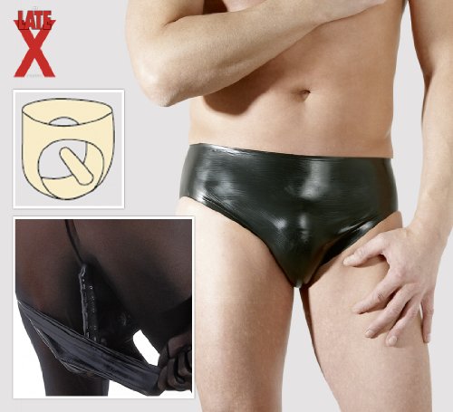 LateX-Slip-in-lattice-Uomo-con-fallo-anale-integrato-Nero-S-0 LateX-Slip-in-lattice-Uomo-con-fallo-anale-integrato-Nero-S-0