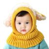 Minetom-Bambino-Delle-Ragazze-dei-Capretti-dei-Ragazzi-Carina-Inverno-di-Lana-Caldo-Coif-Hood-Sciarpa-Ricopre-i-Cappelli-0-0